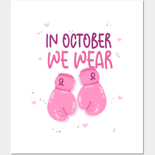 Breast cancer awareness month Posters and Art